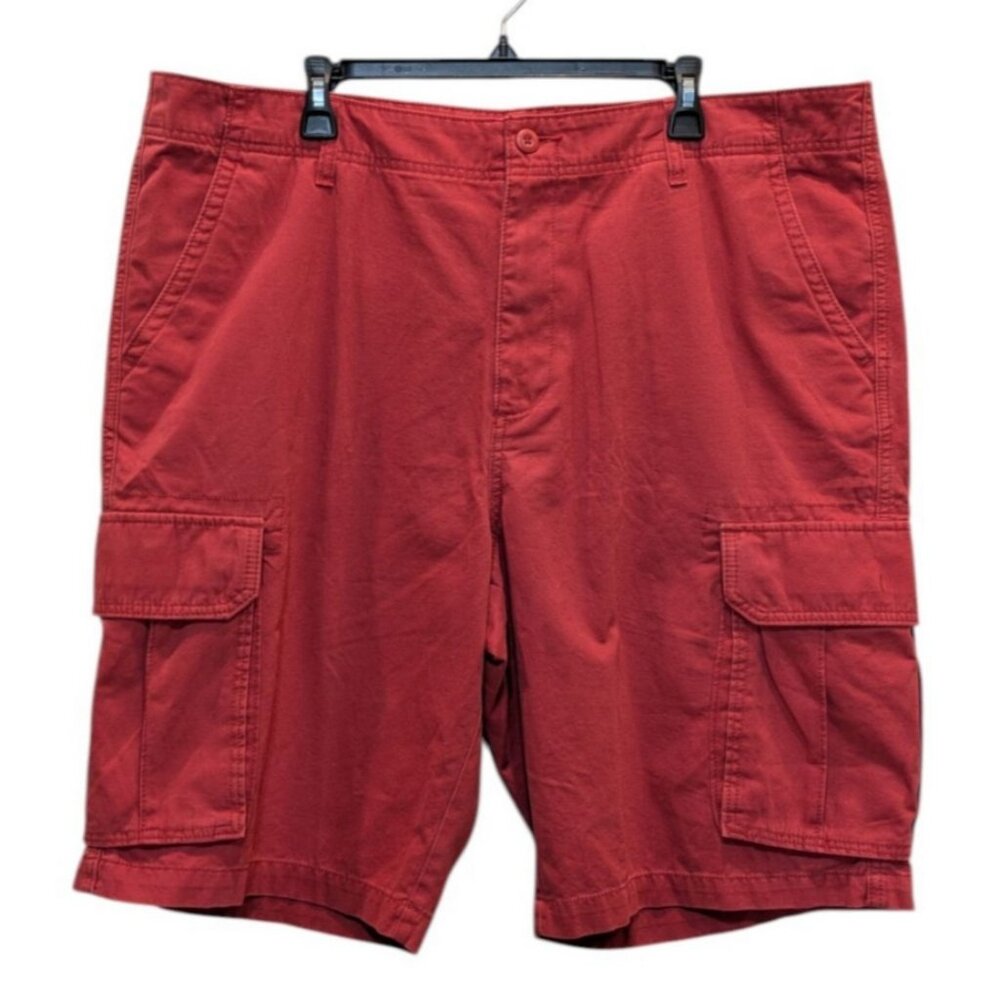 Old‎ Navy Cargo Pockets Shorts Men's 42 Tall Red 11" Inseam